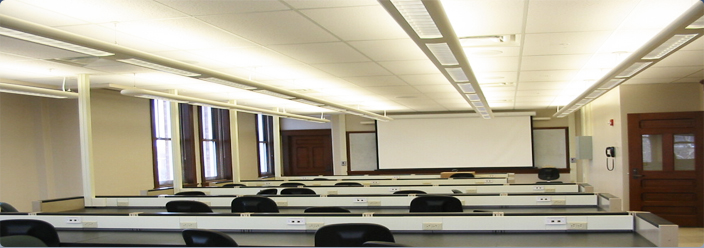 picture of school classroom after installation of equipment